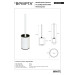 104913094 White: Щітка WC з тримачем Bemeta Чехія