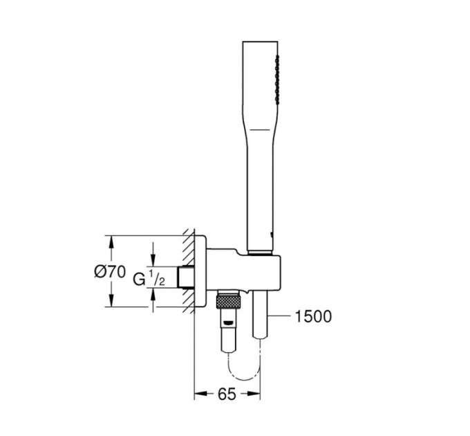 Душовий набір Euphoria Cosmopolitan Stick (26404000), Grohe