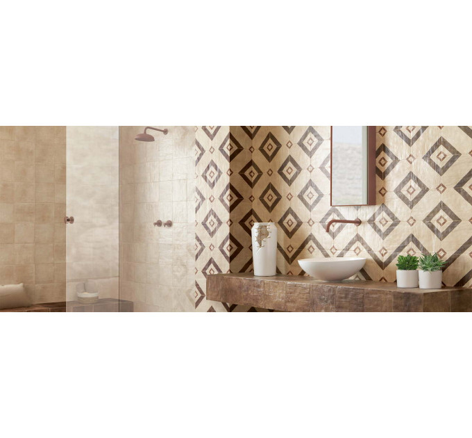Плитка керамогранітна Tuscania Beige 200x200x9 Mainzu