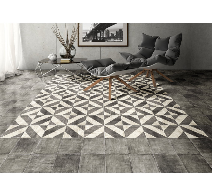 Плитка керамогранітна Tuscania Black 200x200x9 Mainzu