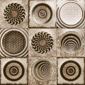 Плитка стінова Artigiano Shapes Cream 200x200x9 Mainzu