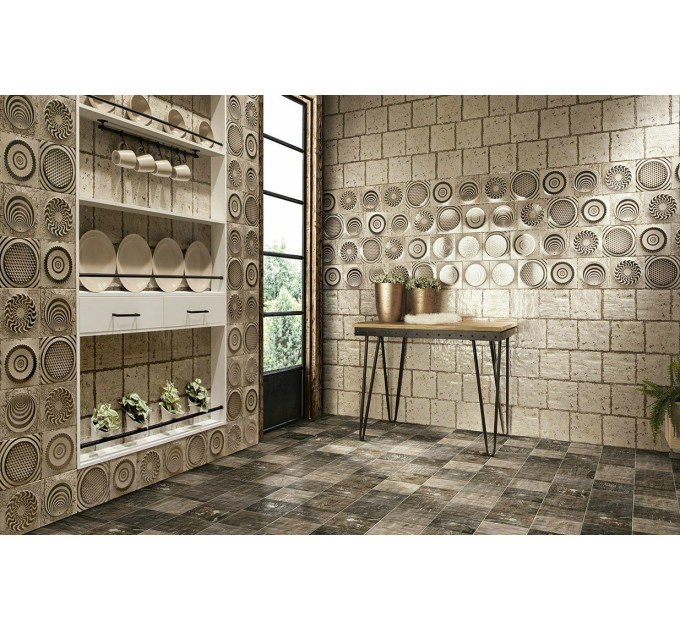 Плитка стінова Artigiano Shapes Cream 200x200x9 Mainzu