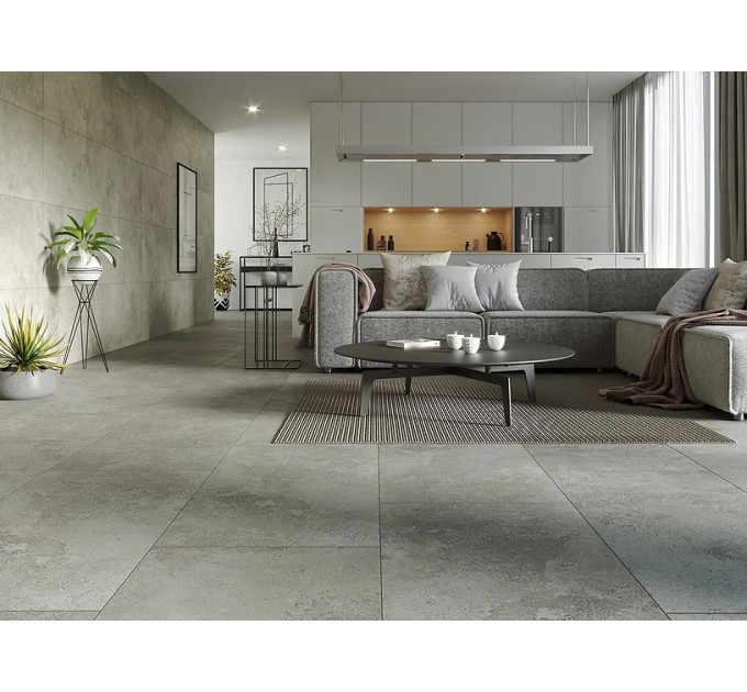 Плитка керамогранітна GPTU 1202 LIGHT GREY 598x1198x8 Cersanit