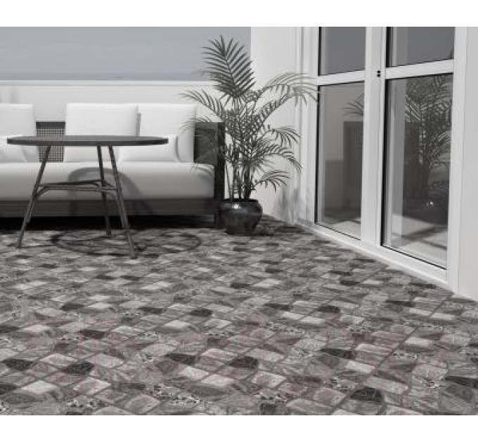 Плитка підлогова Pamir Graphite 29,8x29,8 код 5946 Церсаніт