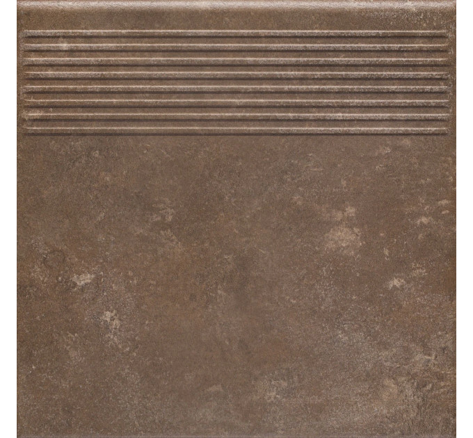 Сходинка пряма Ilario Brown 30x30 код 4856 Ceramika Paradyz