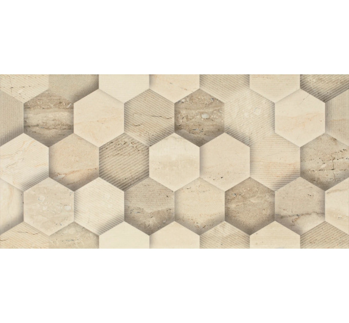 Декор Sunlight Stone Beige Geometryk 30x60 код 0915 Ceramika Paradyz