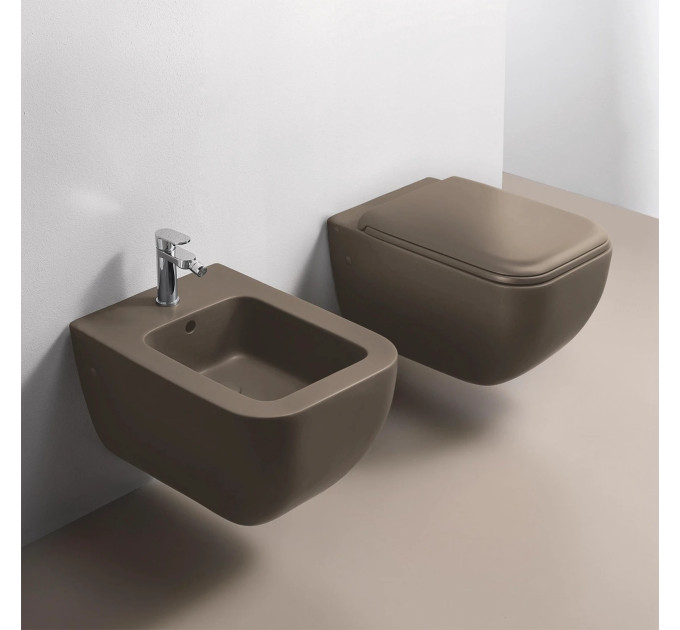 Унітаз підвісний Shui Comfort Arenaria з кришкою soft close SHCOVSKCPVSHCOTFAN CIELO