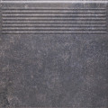 Сходинка пряма Viano Antracite 30x30 код 4979 Ceramika Paradyz