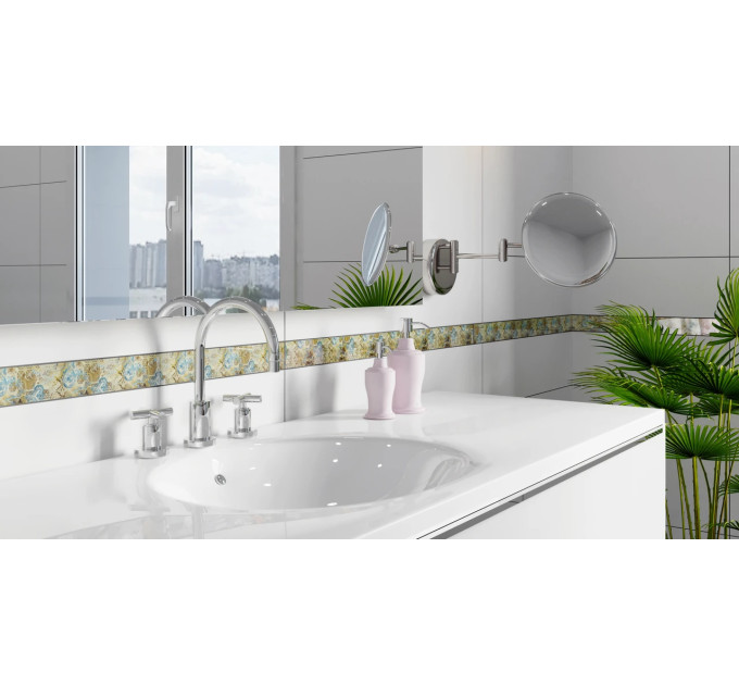 Фриз скляний GFР 7550034 print34  50 х 750 х 8 Кераміка Лео УКРАЇНА