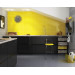 Плитка стінова Gamma Чорний Блиск 19,8x19,8 код 5046 Ceramika Paradyz