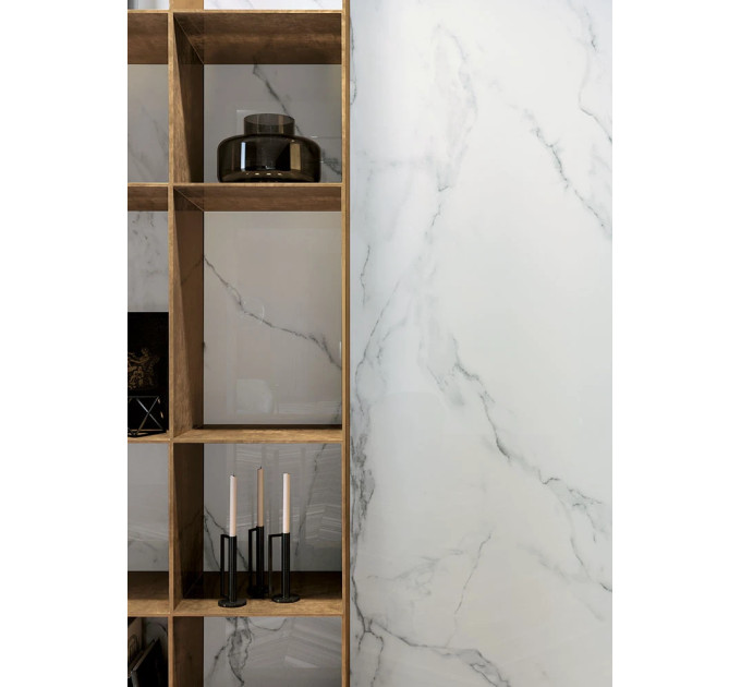 Плитка керамогранітна JW 02 Calacatta Reale LUC SQ 1200x2780x6 Mirage