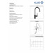 Змішувач для кухні DN 15 Bingo Star (428033978) чорний Kludi