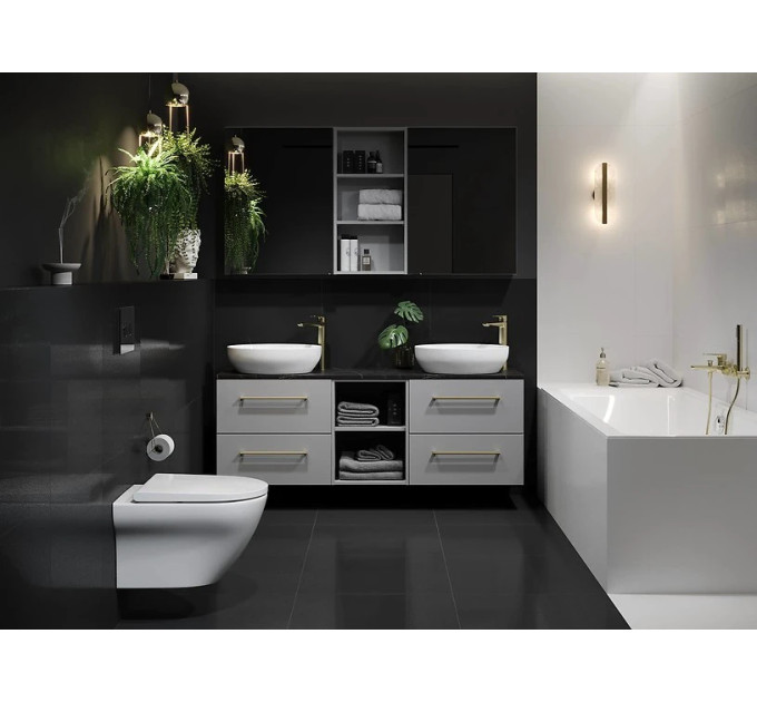 Шафка під умивальник Larga 60 Grey Cersanit