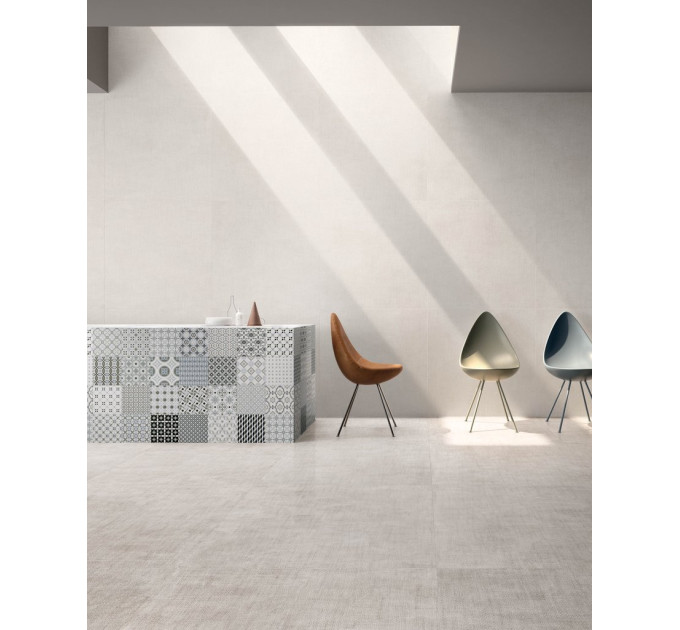 Плитка керамогранітна CSASCWHI60 Set Concrete White 600x600x10 Sant'agostino