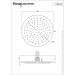 Верхній душ Wellness (F2621-2CR), Fima