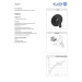 Змішувач Balance (526508775) чорний, Kludi