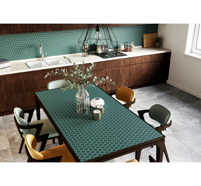 Мозаїка HEXAGON H 6017 Aqvamarine 295х295х9 Кераміка Лео УКРАЇНА