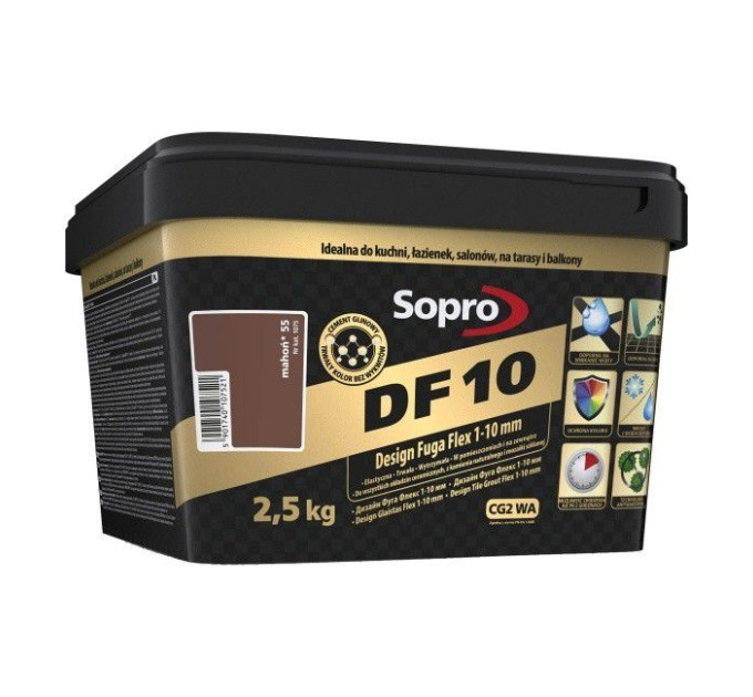 Затирка для швів Sopro DF 10 1075 махон №55 (2,5 кг)