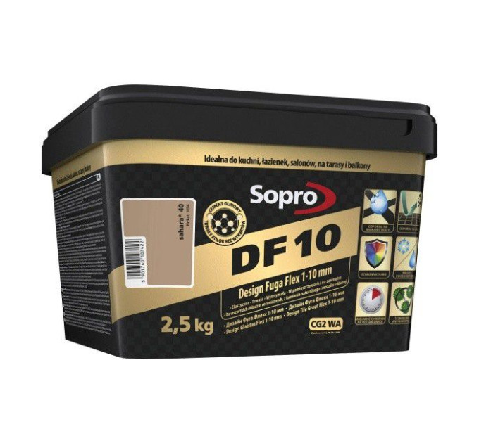 Затирка для швів Sopro DF 10 1074 сахара №40 (2,5 кг)