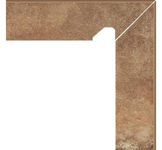 Цоколь правий Scandiano Rosso 2х-елементний 81x300x11 Paradyz