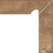 Цоколь правий Scandiano Rosso 2х-елементний 81x300x11 Paradyz