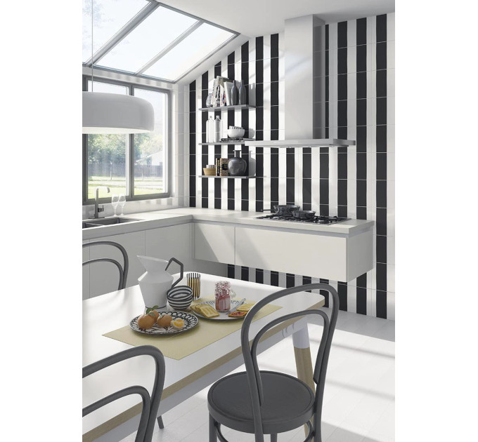 Плитка стінова Inuit Karo Black 250x750x10,5 Vives