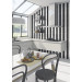 Плитка стінова Inuit Karo Black 250x750x10,5 Vives
