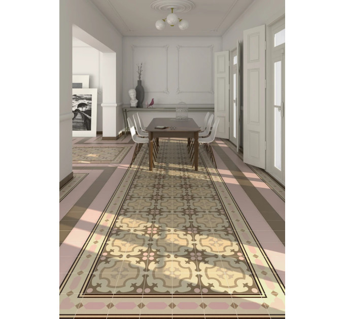 Плитка керамогранітна 1900 Rosa 200x200x8 Vives