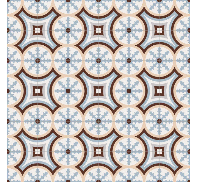 Плитка керамогранітна 1900 Beltri Celeste 200x200x8 Vives