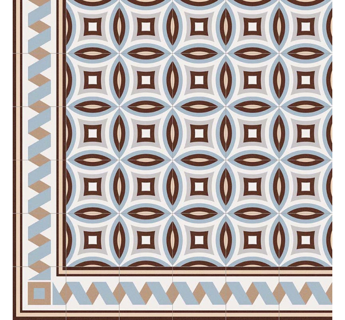 Декор 1900 Florentina-2 Celeste 200x200x8 Vives