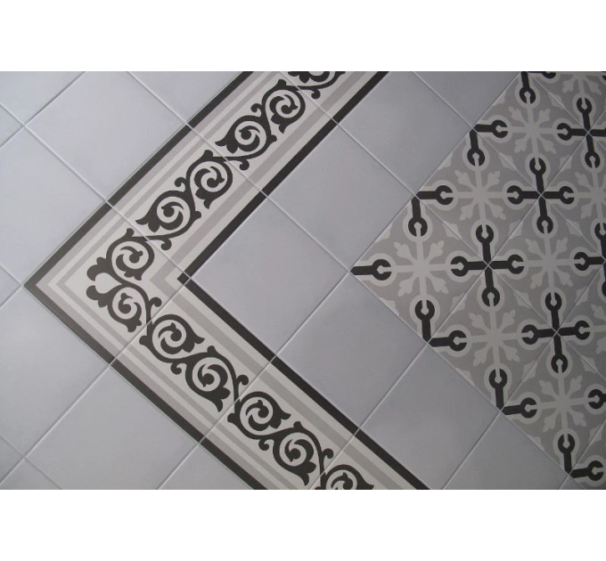 Декор 1900 Gibert-3 Gris 200x200x8 Vives