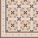 Плитка керамогранітна 1900 Roura-2 Beige декор 200x200x8 Vives