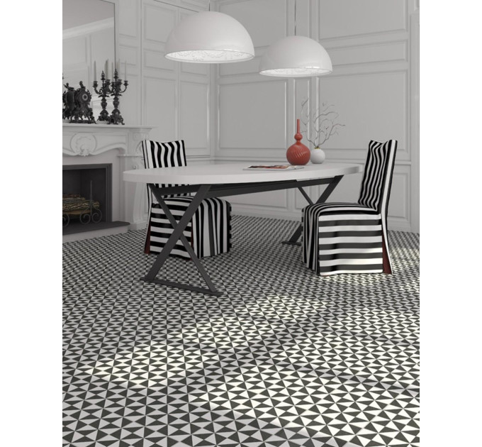 Плитка керамогранітна 1900 Terrades Grafito 200x200x8 Vives