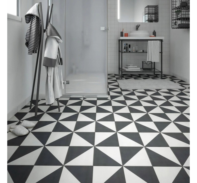 Плитка керамогранітна 1900 Terrades Grafito 200x200x8 Vives