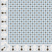 Декор 1900 Valvanera-2 Celeste 200x200x8 Vives