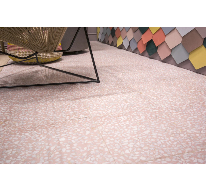 Плитка керамогранітна Farnese Amalfi-R Rosa RECT 293x293x8,2 Vives