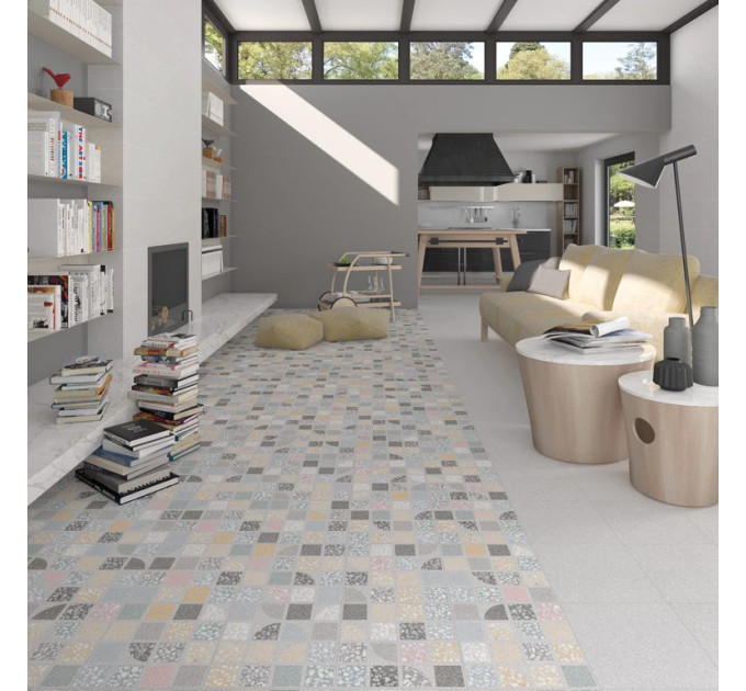 Плитка керамогранітна Farnese Quirinale-R Multicolor RECT 293x293x8,2 Vives