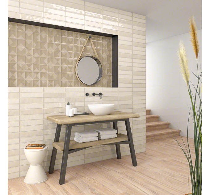 Плитка стінова Hanami Marfil 75x335x9,1 Vives