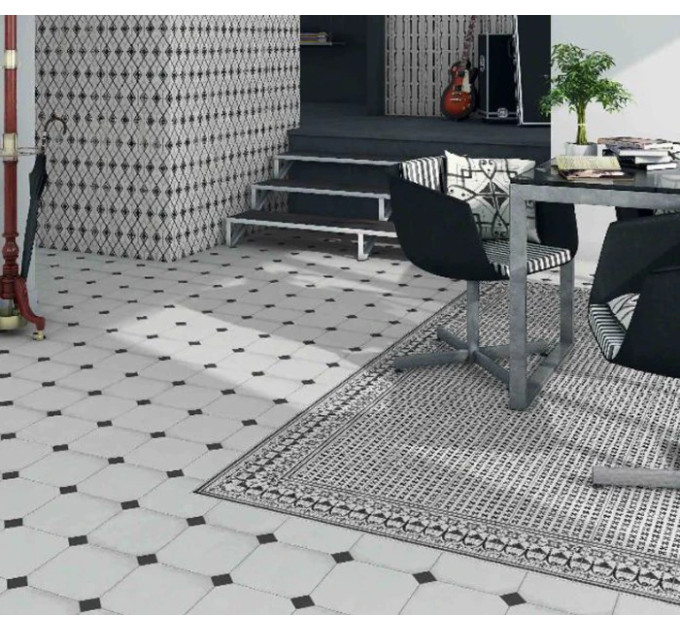 Плитка керамогранітна Bellaria-2 Sombra декор 200x200x8 Vives