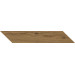 Декор Freeland Chocolate Chevron лівий 98x598x10 Paradyz