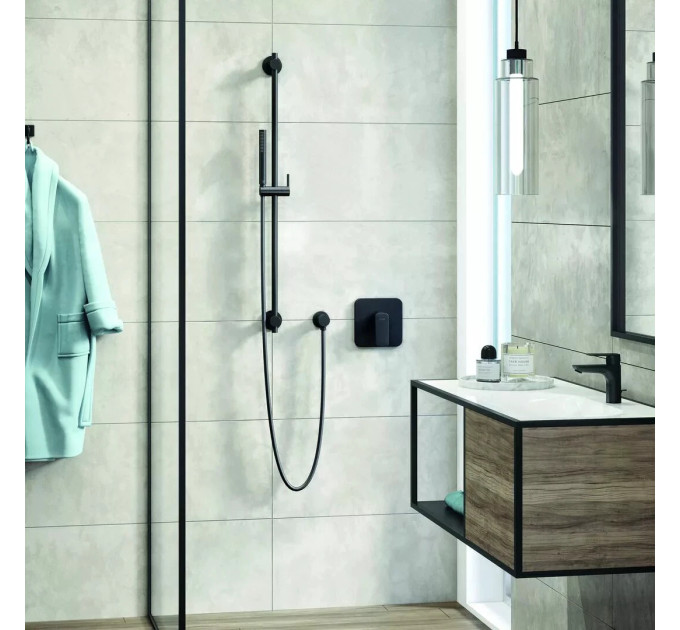 Змішувач для умивальника 75 DN 15 Pure&Style 403823975 чорний Kludi