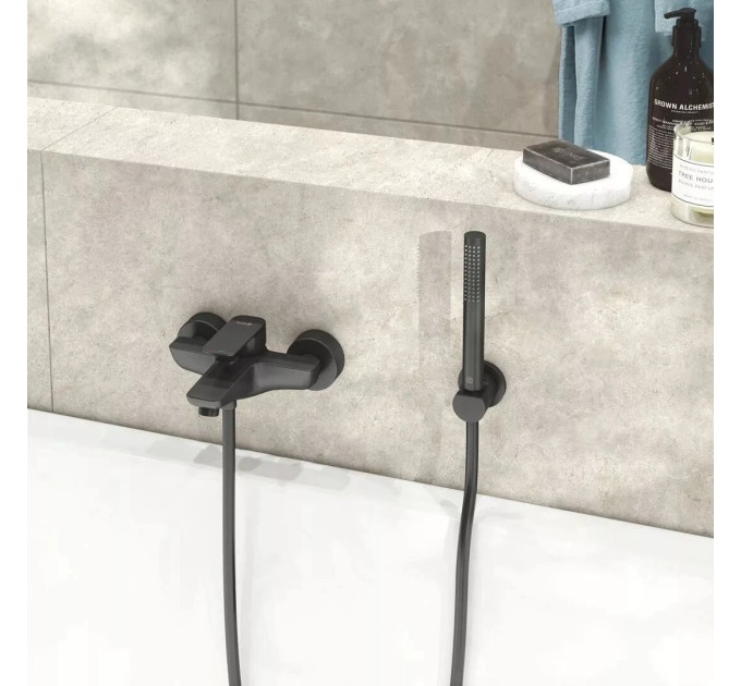 Змішувач для ванни Pure&Style 406813975 чорний Kludi