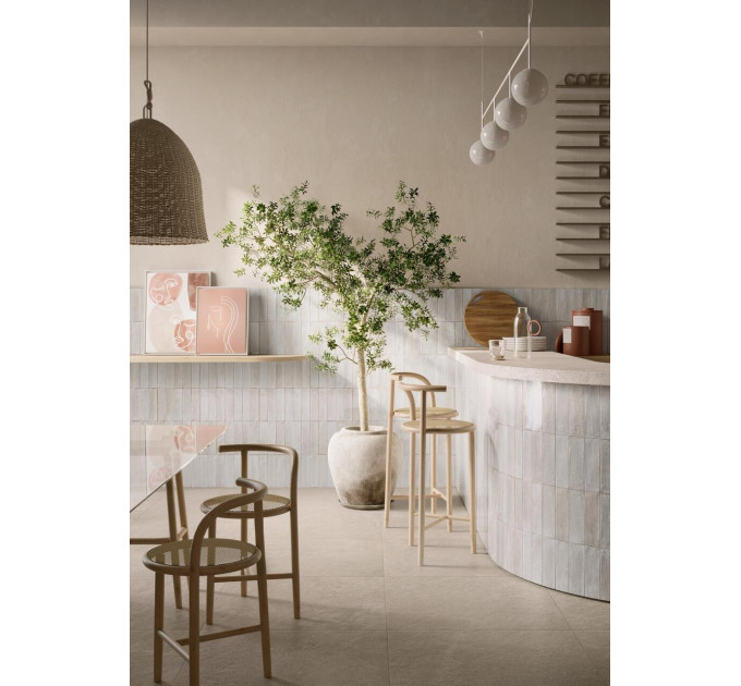 Плитка керамогранітна R8FM Look Bianco 60x240x10 Ragno