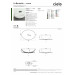 Умивальник Bacinelle ECO Small 58 (BAECO58) Glossy White CIELO