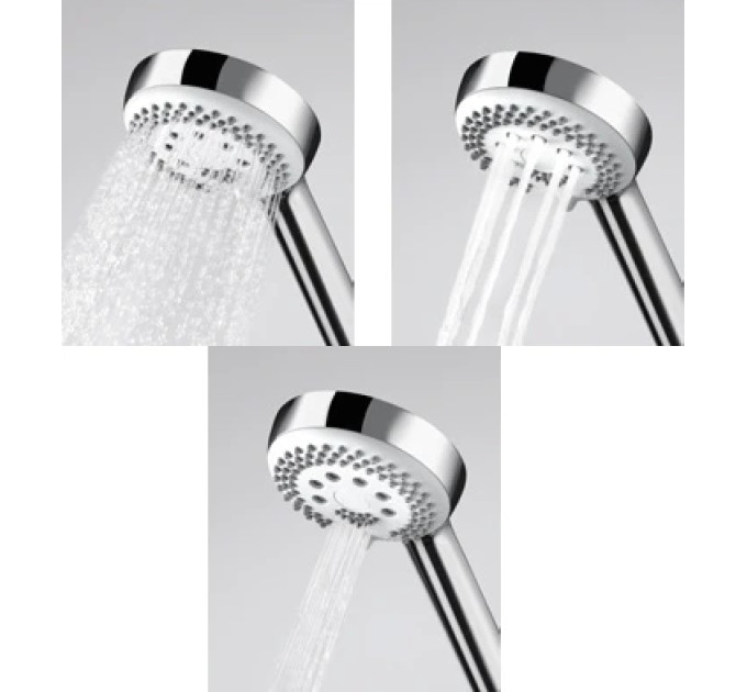 Душовий набір 3S Dual Shower System Logo (S6809105-00), Kludi
