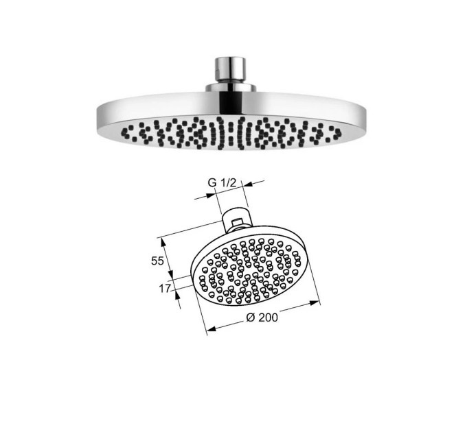 Душова система 7 в 1 Pure&Easy (376300565), Kludi