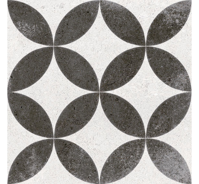 Плитка керамогранітна Nassau Kerala Negro 200x200x8 Vives