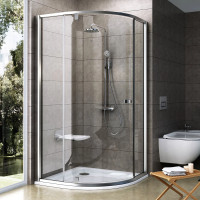 Душова кабіна напівкругла PIVOT PSKK3-90 Transparent, (37677U00Z1) RAVAK