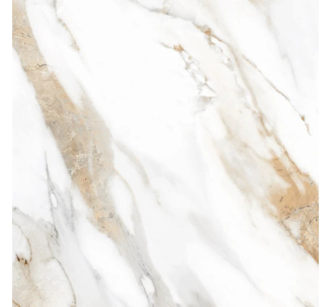 Плитка керамогранітна Calacatta Gold Сірий 600x600x8 Intercerama