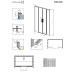 Душові двері Idea DWD 140, RADAWAY